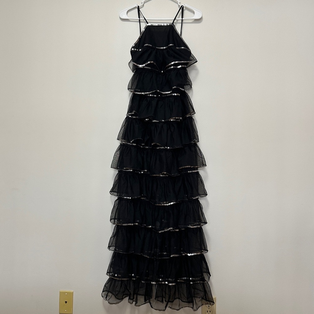 Caché Vintage Tiered Dress